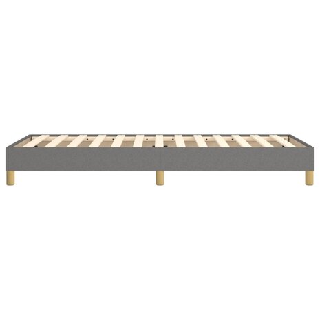 Boxspring bed 100x200 cm stof donkergrijs 6