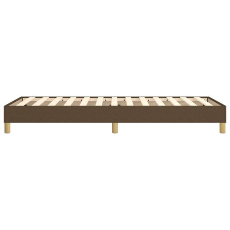Boxspring bed 100x200 cm stof donkerbruin 6