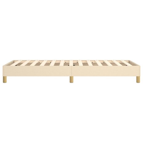 Boxspring bed 100x200 cm stof cr&egrave;mekleurig 6