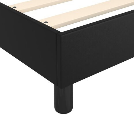 Boxspring bed kunstleer zwart 80x200 cm 7