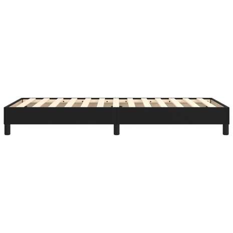 Boxspring bed kunstleer zwart 100x200 cm 6