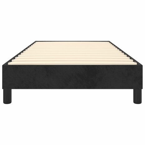 Boxspring bed fluweel zwart 90x190 cm 5