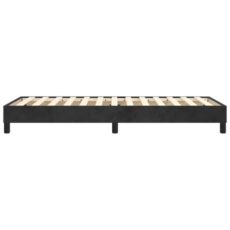 Boxspring bed fluweel zwart 90x190 cm 6