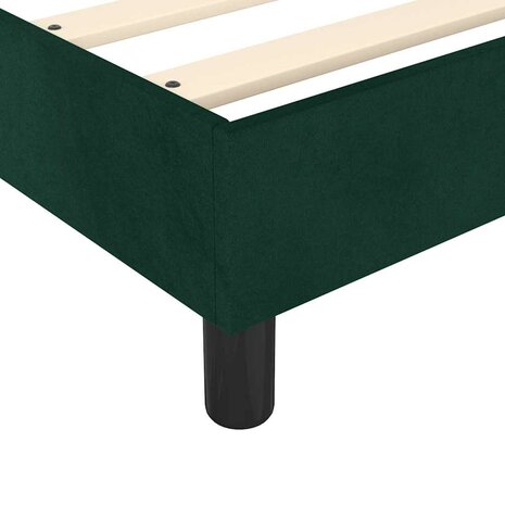 Boxspring bed 90x190 cm fluweel donkergroen 7