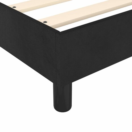 Boxspring bed fluweel zwart 90x200 cm 7