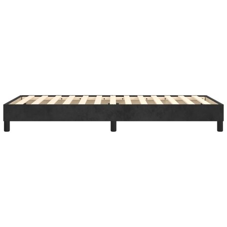 Boxspring bed 100x200 cm fluweel zwart 6