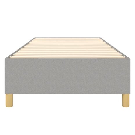 Boxspring bed 90x190 cm stof lichtgrijs 5