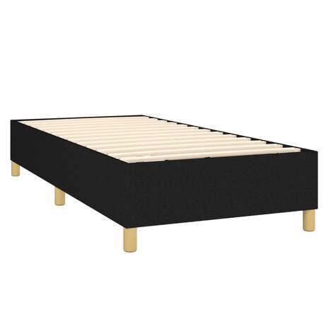Boxspring bed 90x190 cm stof zwart 4