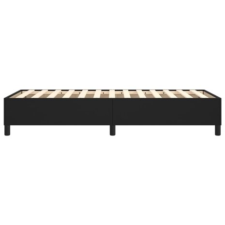 Boxspring bed kunstleer zwart 80x200 cm 6