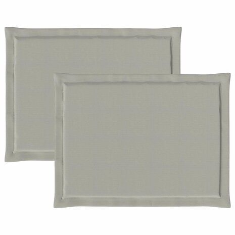 Zitkussens 2 pcs Lichtgrijs 47 x 36 x 2 cm Polyester 6