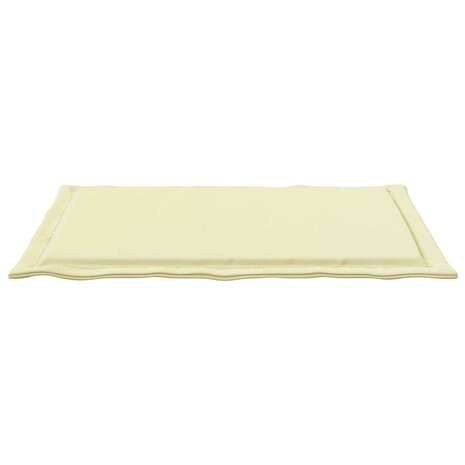 Zitkussens 4 pcs Cr&egrave;mekleurig 47 x 36 x 2 cm Polyester 7