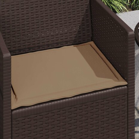 Zitkussens 4 pcs Taupe 47 x 36 x 2 cm Polyester 4