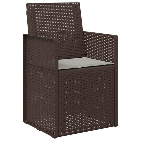 Zitkussens 4 pcs Lichtgrijs 47 x 36 x 2 cm Polyester 3