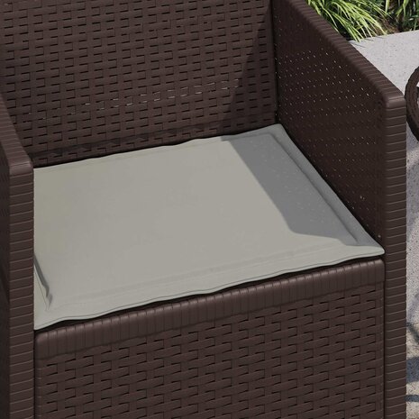 Zitkussens 4 pcs Lichtgrijs 47 x 36 x 2 cm Polyester 4