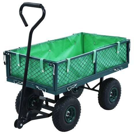 Tuinwagen 250 kg groen 1