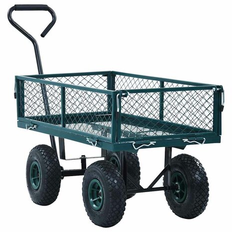 Tuinwagen 250 kg groen 2