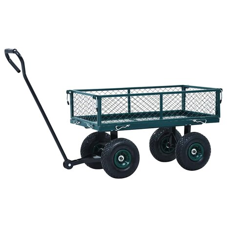 Tuinwagen 250 kg groen 3