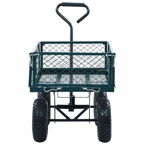 Tuinwagen 250 kg groen 5