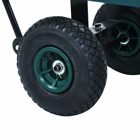 Tuinwagen 250 kg groen 9