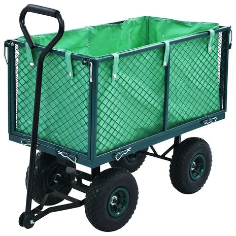 Tuinwagen 350 kg groen 1