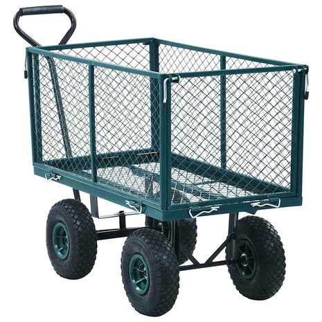 Tuinwagen 350 kg groen 2