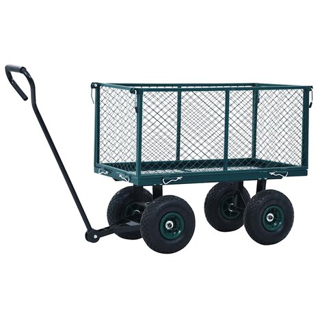 Tuinwagen 350 kg groen 5