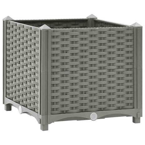 Plantenbak verhoogd 40x40x38 cm polypropeen 1