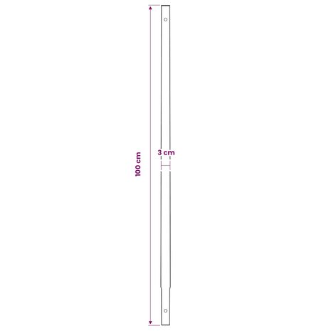 Grondboor 100 mm met 9 m verlengstuk Staal 12
