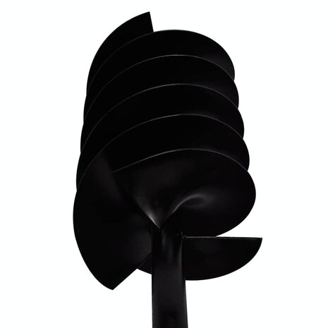 Grondboor met handvat 200 mm en verlengstukken 13 m (staal) 8