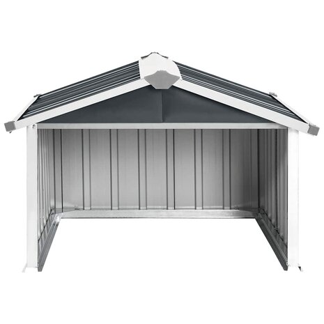 Overkapping voor robotmaaier 92x97x63 cm staal antracietkleurig 3