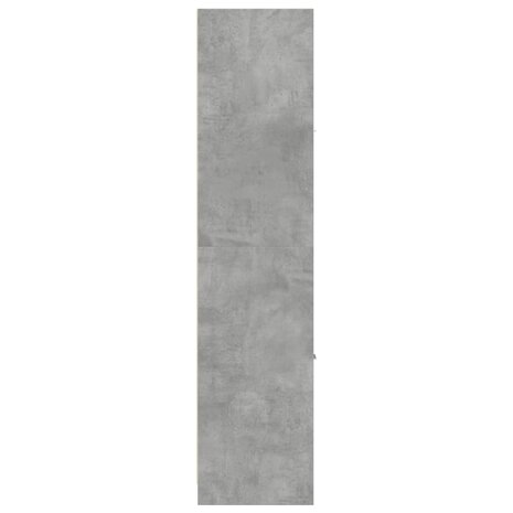Apothekerskast 30x41x174,5 cm bewerkt hout betongrijs 7