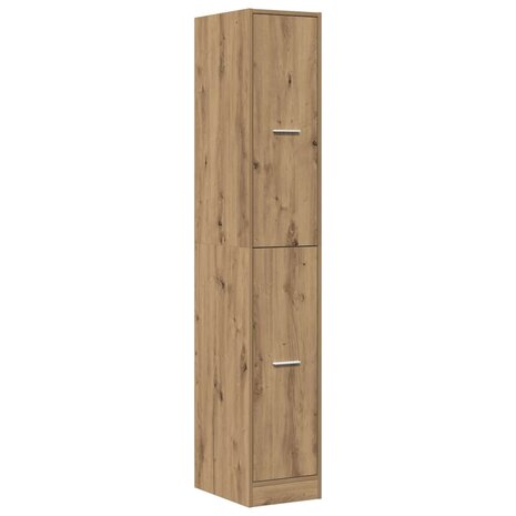 Apothekerskast 30x41x174,5 cm bewerkt hout artisanaal eiken 4