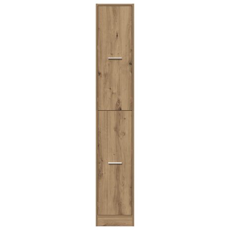 Apothekerskast 30x41x174,5 cm bewerkt hout artisanaal eiken 6