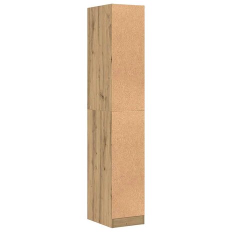 Apothekerskast 30x41x174,5 cm bewerkt hout artisanaal eiken 7
