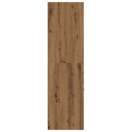 Apothekerskast 40x41x144,5 cm bewerkt hout artisanaal eiken 7
