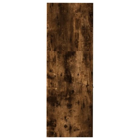 Apothekerskast 30x41x118 cm bewerkt hout gerookt eikenkleurig 7