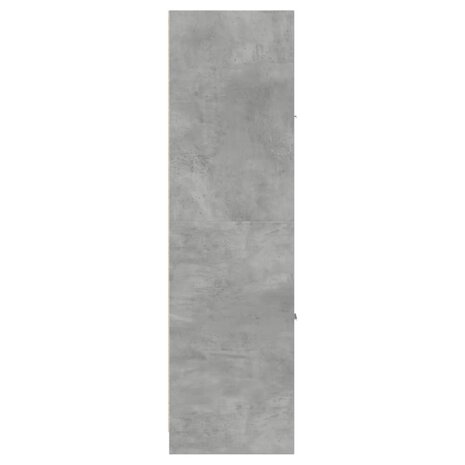 Apothekerskast 30x41x144,5 cm bewerkt hout betongrijs 7