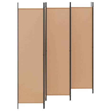 6-Panelen Kamerscherm Beige 300 x 200 cm Stof 3