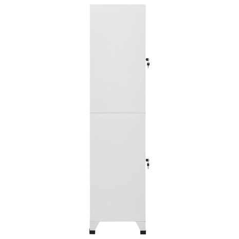 Lockerkast met 2 vakken 38x45x180 cm   4