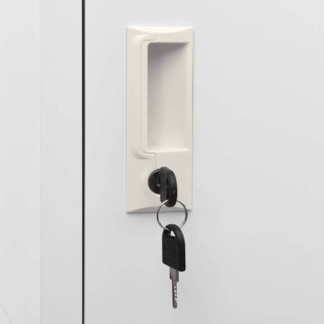 Lockerkast met 3 vakken 38x45x180 cm   7