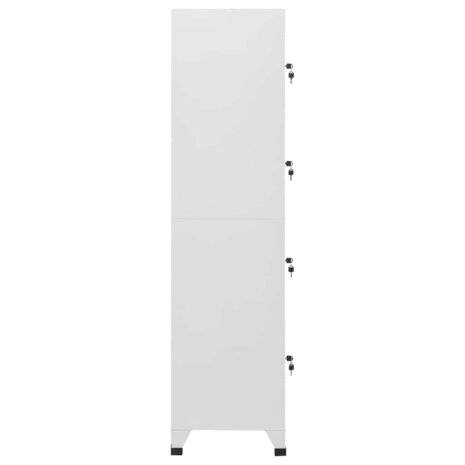 Lockerkast met 4 vakken 38x45x180 cm   5