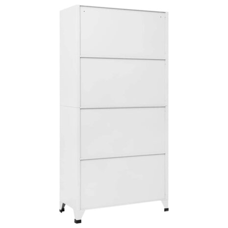 Lockerkast met 18 vakken 90x40x180 cm metaal  5