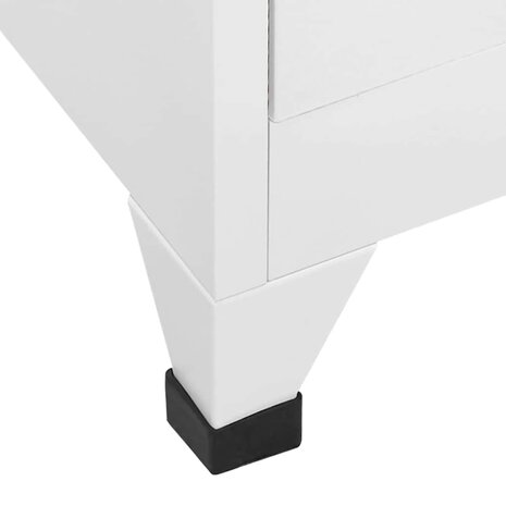 Lockerkast met 18 vakken 90x40x180 cm metaal  6