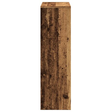 Kamerscherm / boekenkast 3-laags 99x29x99 cm hout oud houtkleur 7