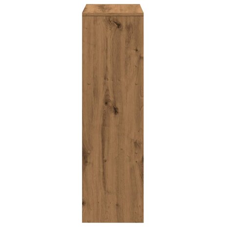 Kamerscherm / boekenkast 3-laags 99x29x99 cm hout artisanaal 7