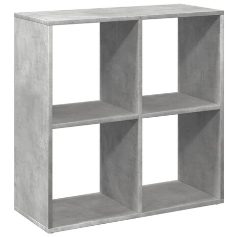 Kamerscherm / boekenkast 69,5x29x69,5 cm hout betongrijs 6