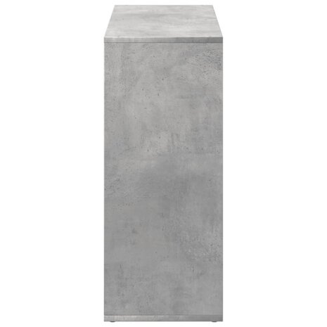 Kamerscherm / boekenkast 69,5x29x69,5 cm hout betongrijs 7