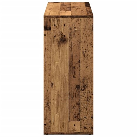 Kamerscherm / boekenkast 69,5x29x69,5 cm hout oud houtkleur 7
