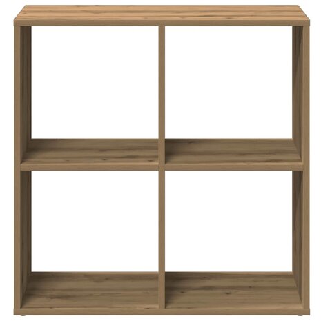 Kamerscherm / boekenkast 69,5x29x69,5 cm hout artisanaal eiken 5