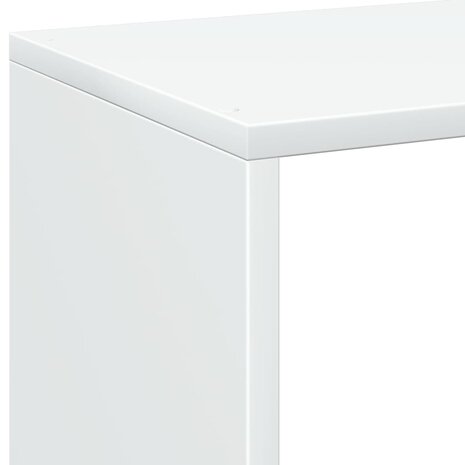 Kamerscherm / boekenkast 69,5x29x103,5 cm bewerkt hout wit 8
